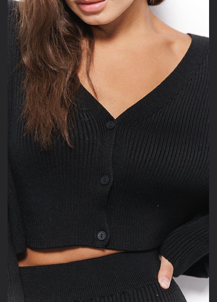 Женский вязаный костюм с юбкой и кардиганом Arjen (301012804)