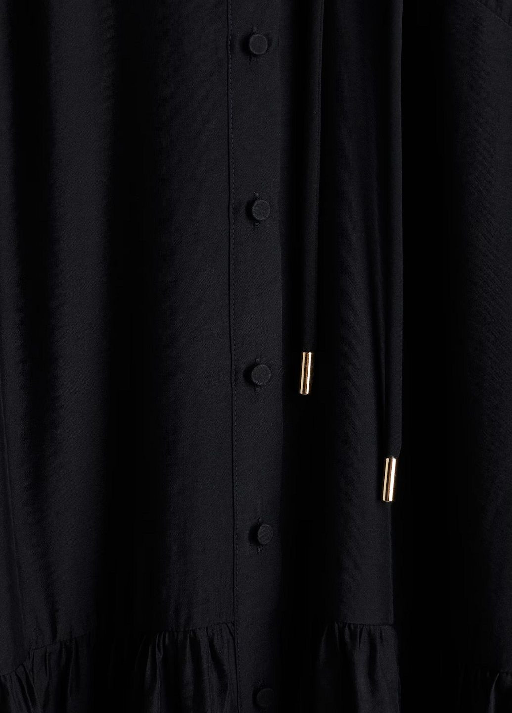 Чорна кежуал сукня H&M однотонна