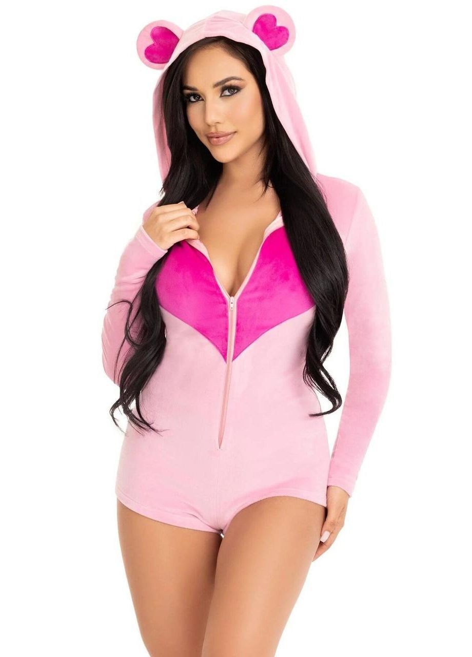 Комбинезон "Сладкий мишка" Leg Avenue Sweetheart Bear Velvet Romper XS No Brand (362453536)