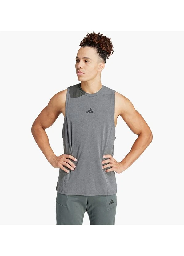 Майка Designed For Training Workout Tank Top Grey IS3819 adidas (398045166)