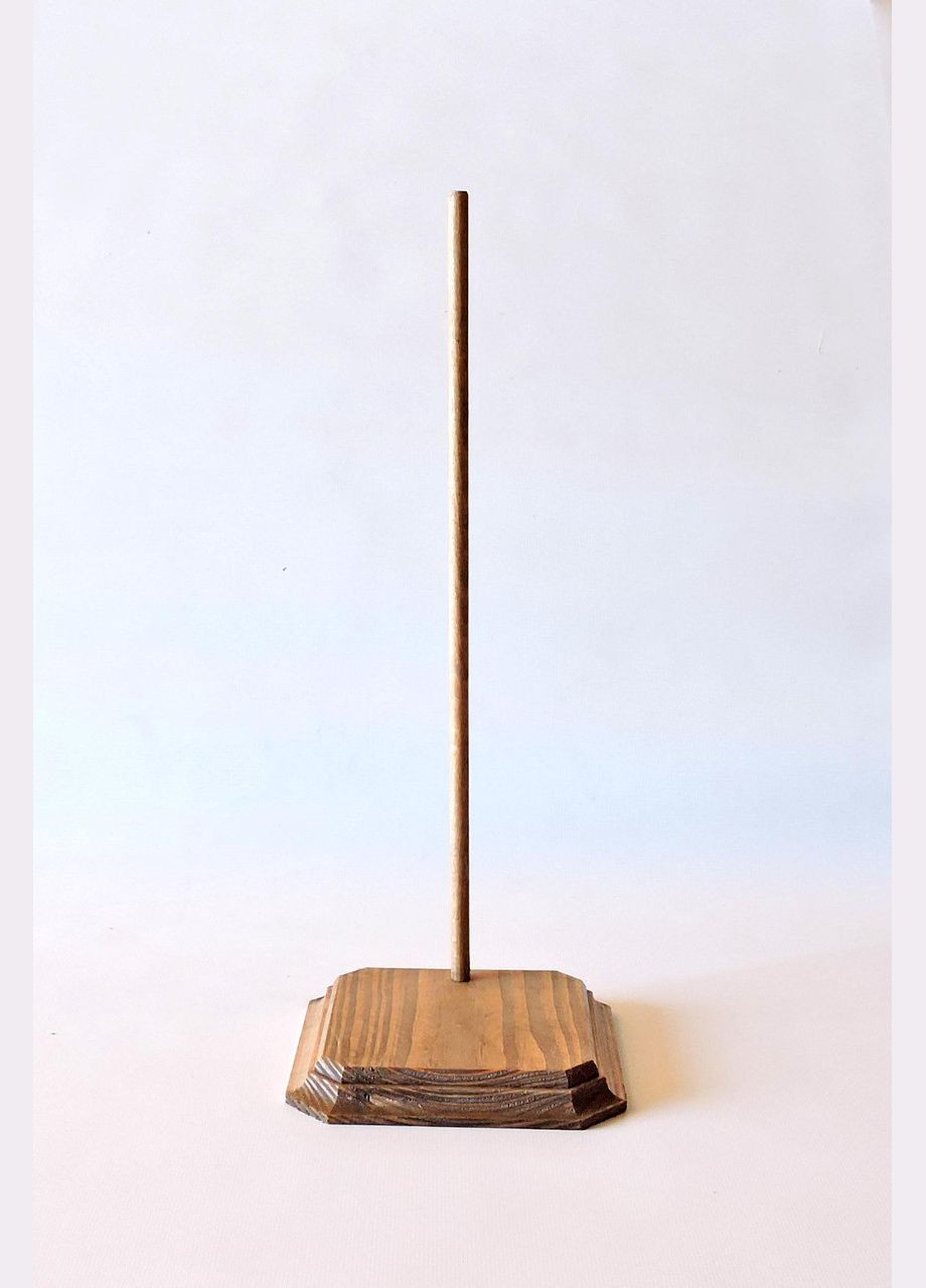 Підставка для ляльок з дерева Модело 13х13 капучино (КУК-130409) No Brand (328909171)