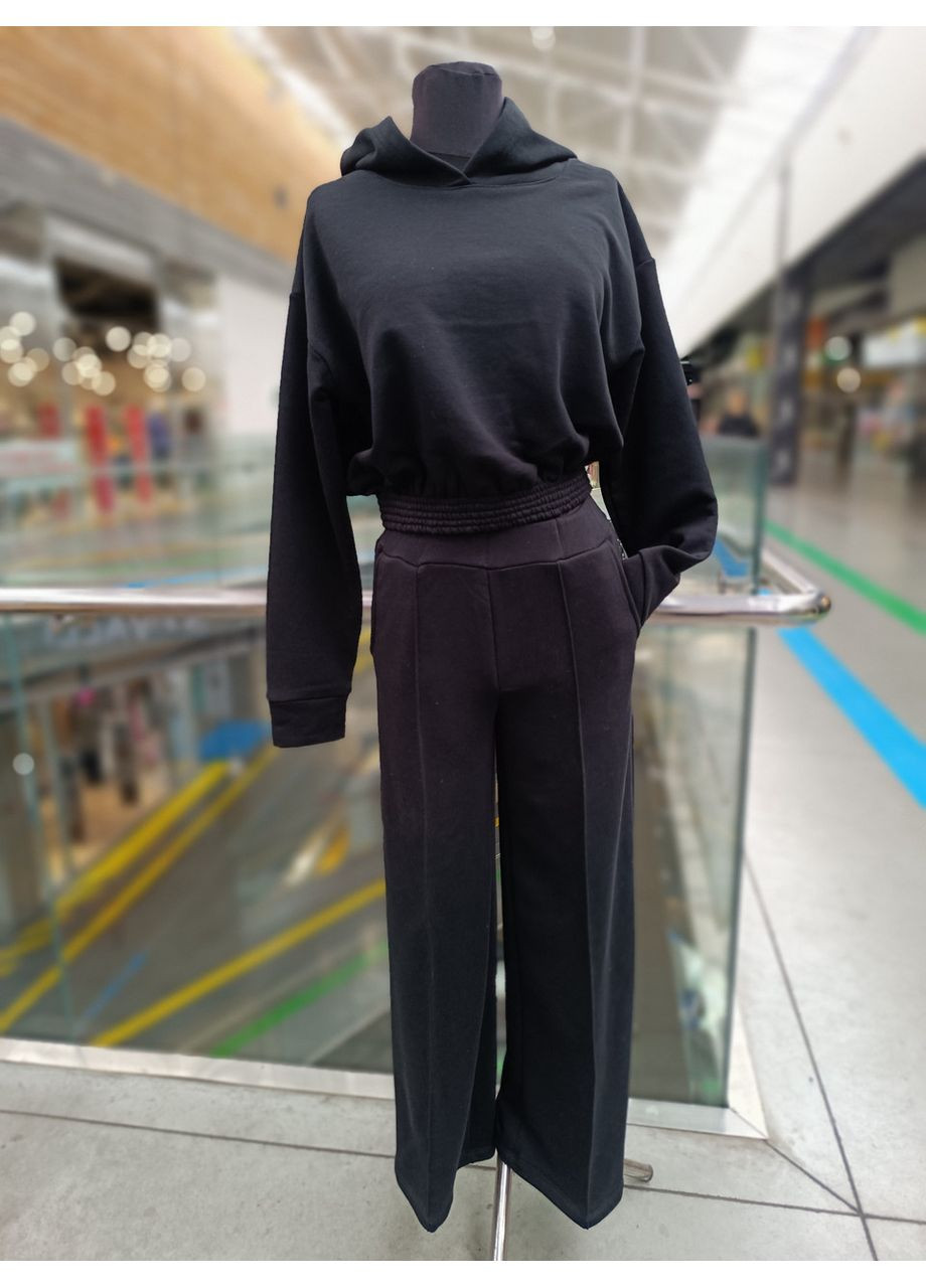 Чорне укорочене худі 2 Льва (356505882)