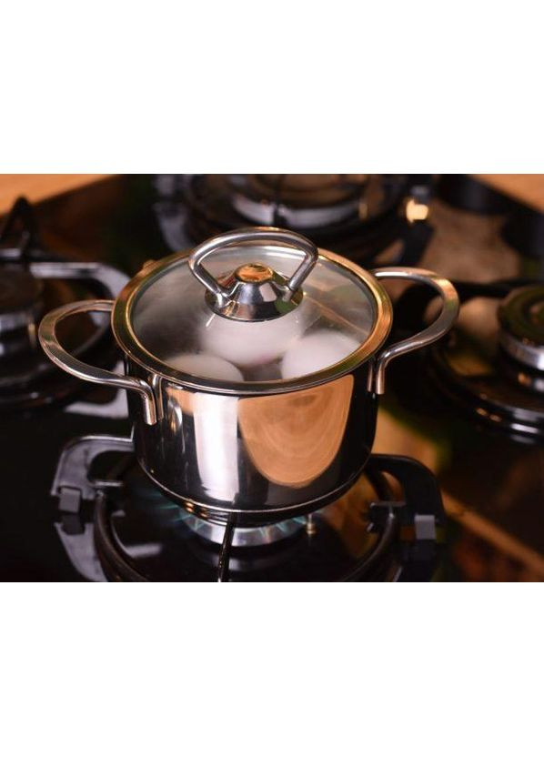 Каструля зі скляною кришкою Сylinder 2008-14 1.1 л 14 см OMS (349223458)