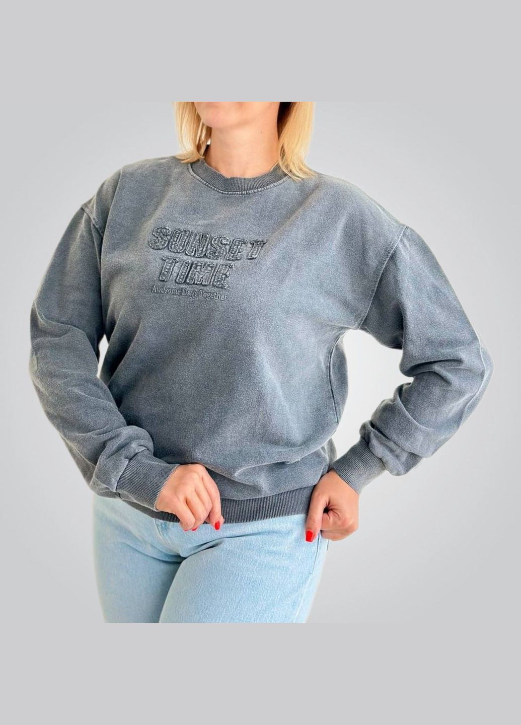 Сірий світшот (305209464)