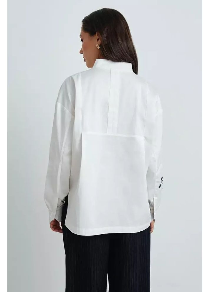 Белая повседневный рубашка Rica Mare