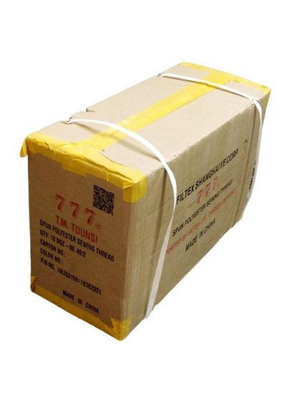 ОПТ от 120 шт нити швейные 777 черные 40/2 4000ярдов No Brand (354793538)