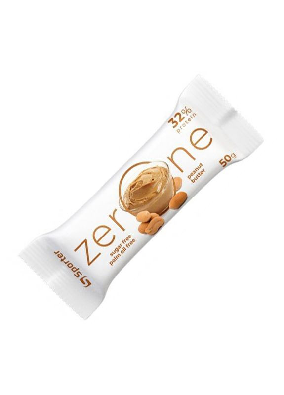 Батончик Zero One, 50 грамм Арахисовая паста Sporter (322293414)