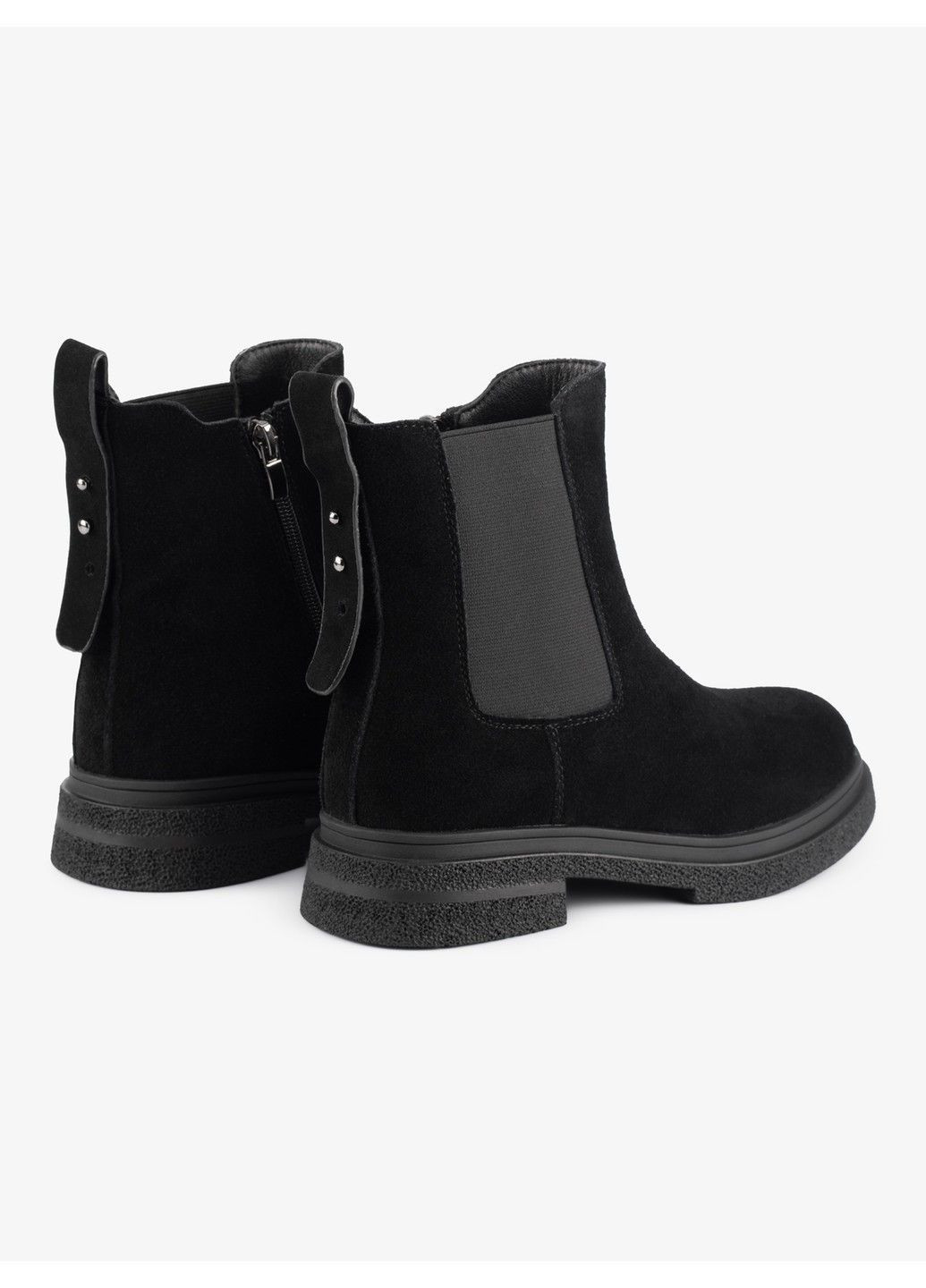 Осенние женские ботинки на низком ходу 1101728 Buts из натуральной замши