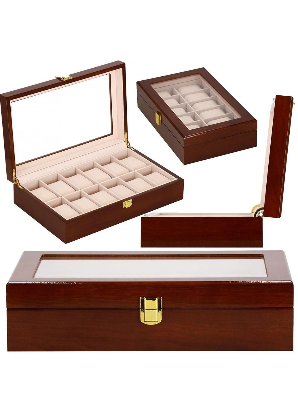 Скринька (органайзер) для зберігання годинників 31.5 x 20 x 8 см HA1069 Springos (290663803)