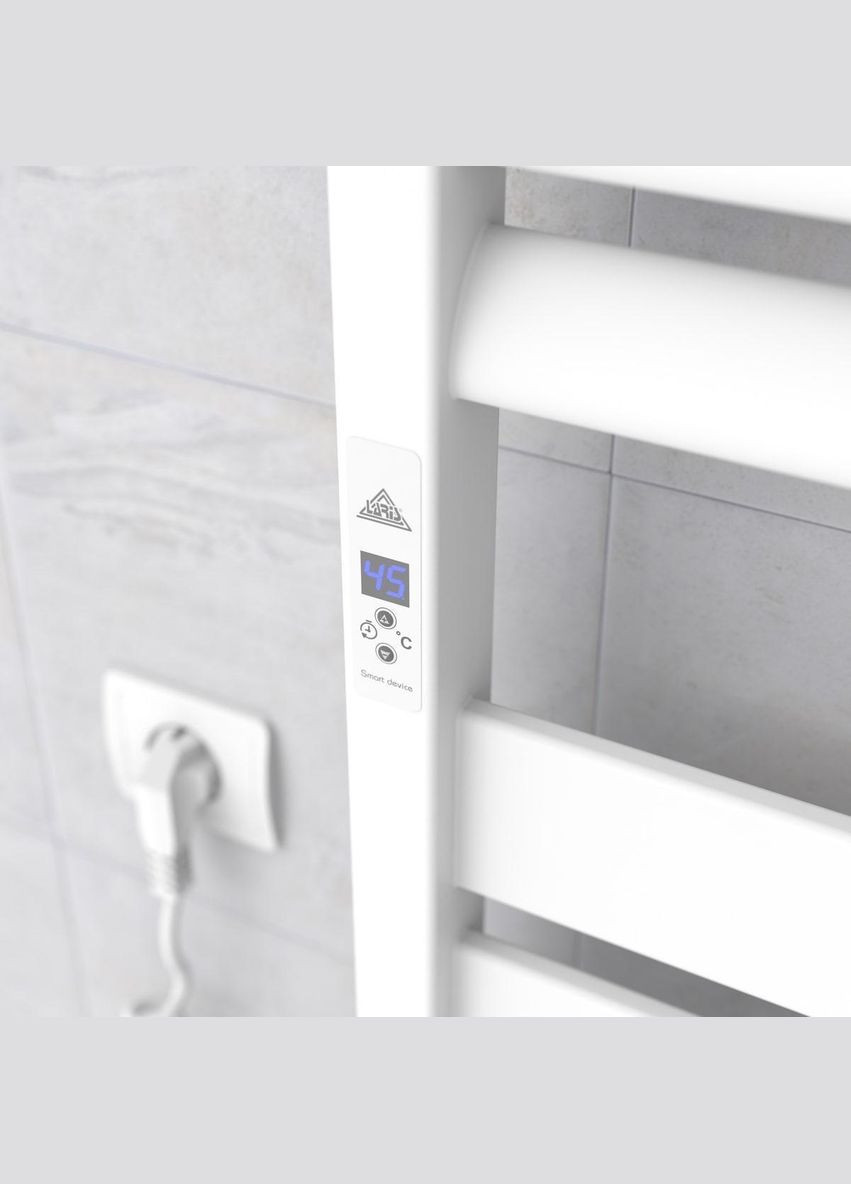 Електрична рушникосушарка Зебра Лавина ЧФ10 500 х 900 Е (підкл. зліва) Laris (336937820)