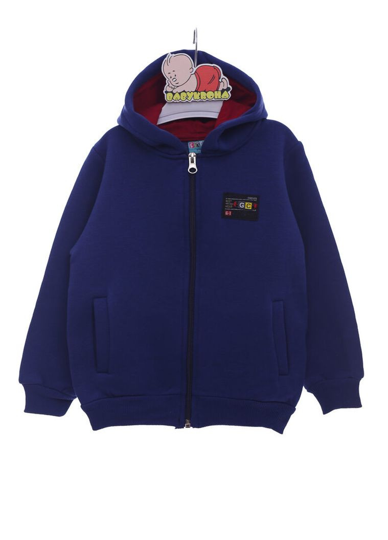 Кофта на флисе для мальчика G1 синяя Cit Cit Kids 104 см (44297) BABYKROHA (315721733)