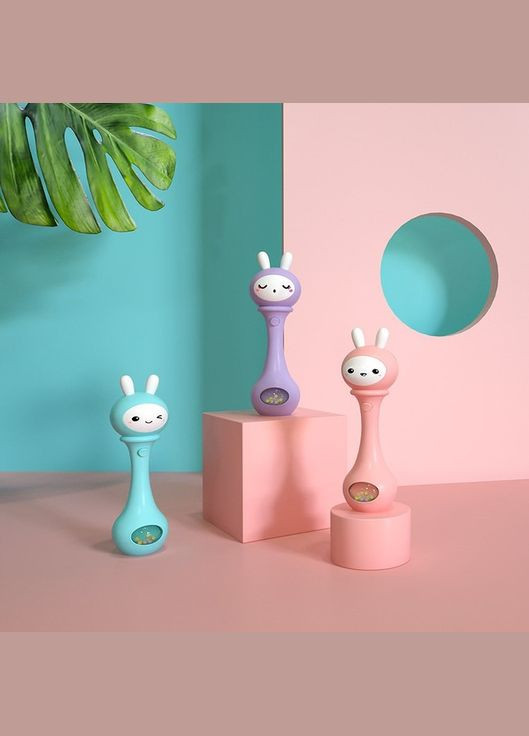 Брязкальце-гризунець Зайчик музичний, рожевий () Beiens YZ02pink (331790966)