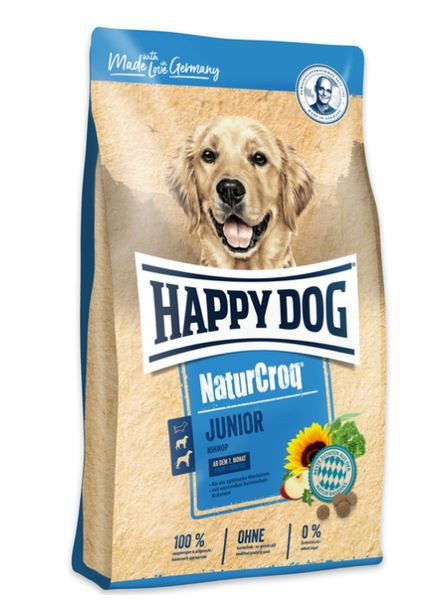 Сухой корм для щенок от 7 мес., с птицей NaturCroq Junior, 15 кг (4001967127898) Happy Dog (363018408)