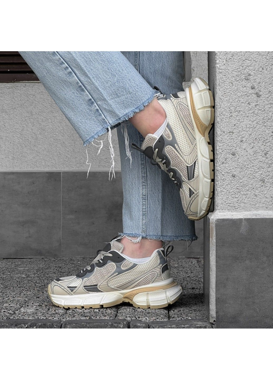 Кроссовки BL Ailaifa бежевые демисезоны (291118489)