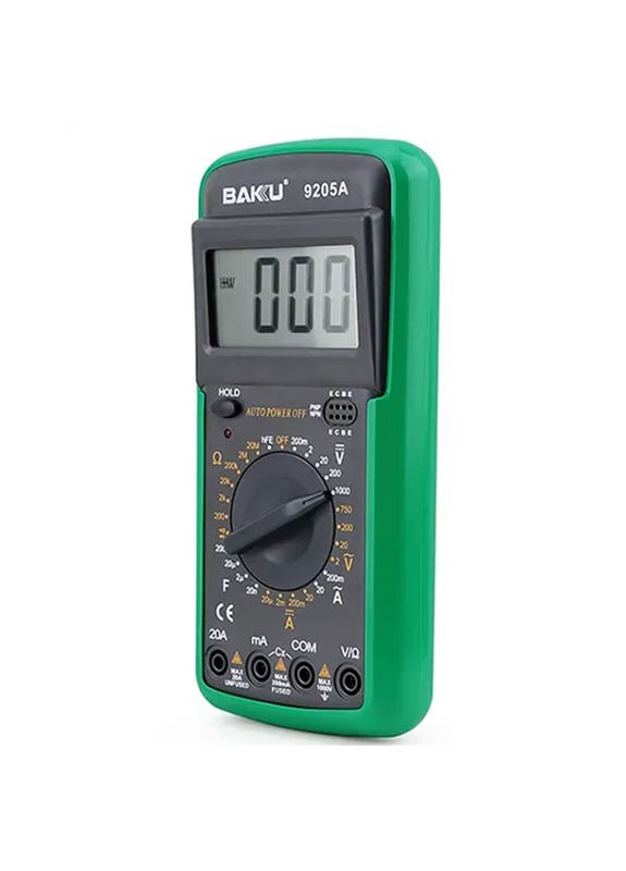 Мультиметр цифровой BK9205A с функцией автоотключения (ток до 20А) Baku (276536339)