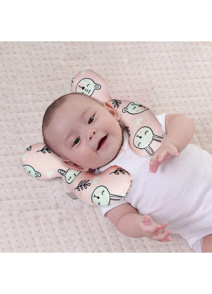 Детская дорожная ортопедическая подушка под шею, подголовник для путешествий, 0-3 года, Зайчик No Brand (365720967)