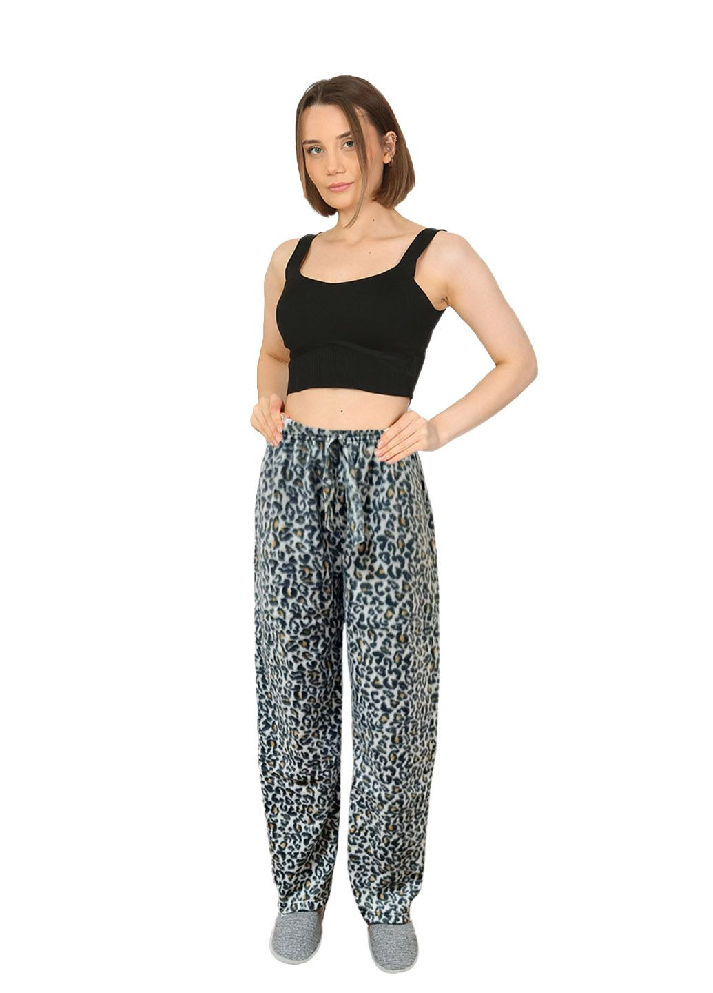 Жіночі домашні штани фліс Ecrin (306426375)