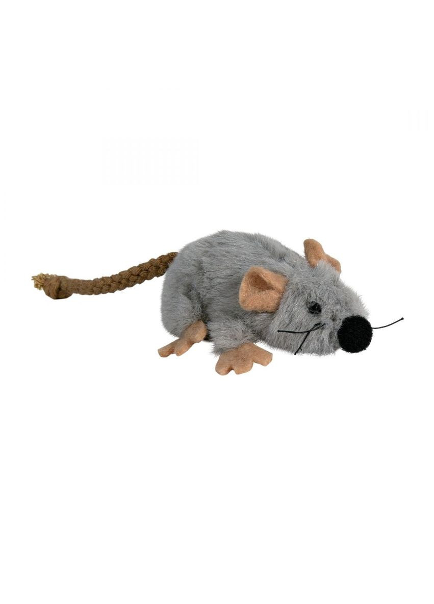 Игрушка для кота Мышка 7 см, плюш Trixie (292259142)
