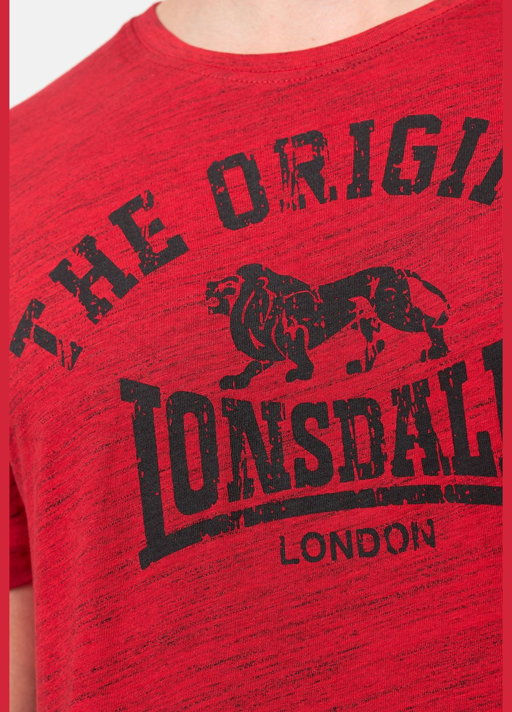 Червона футболка Lonsdale Original