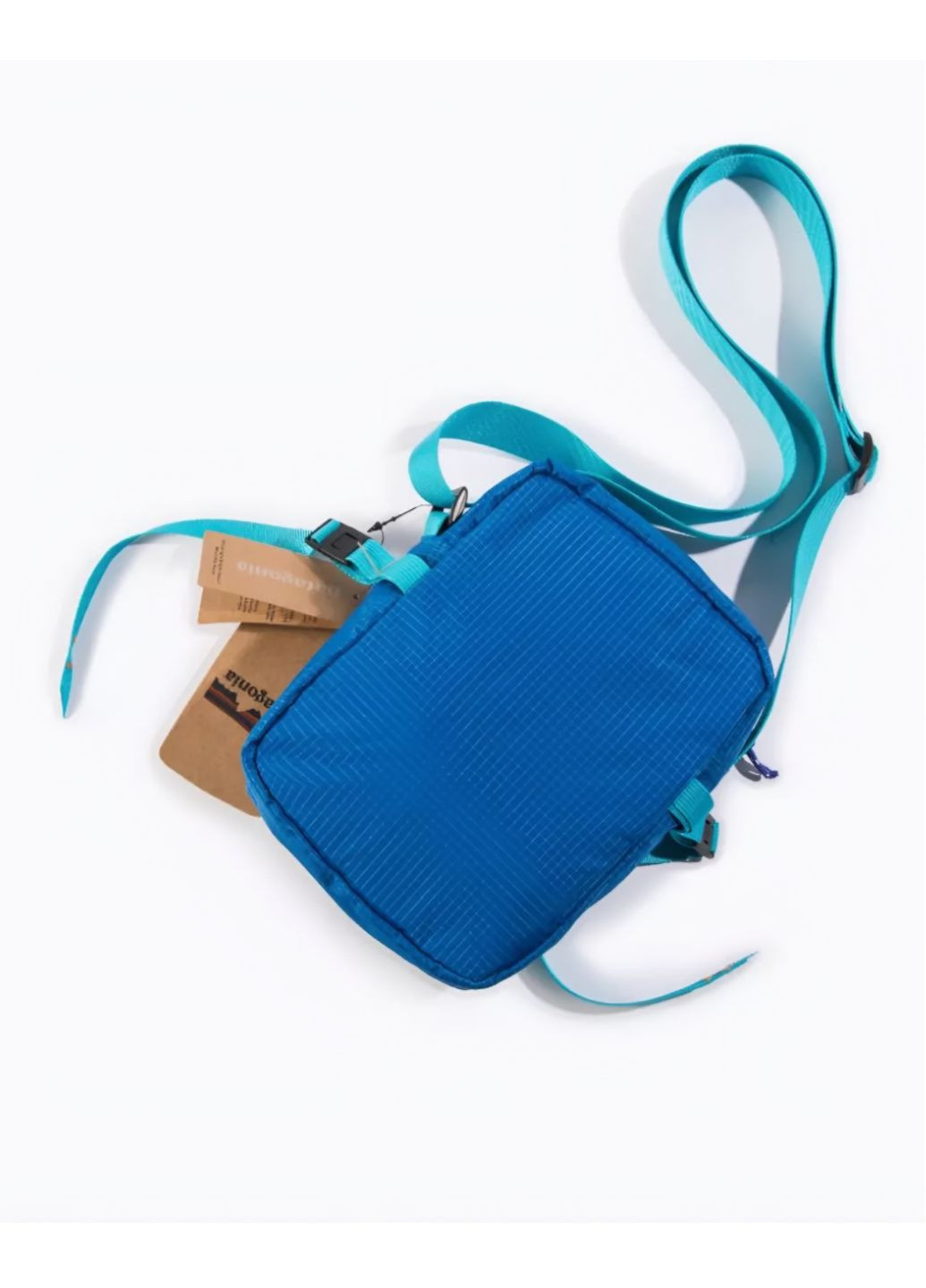 Водонепроникна сумка унісекс, зі зйомним патчем у блакитному кольорі. No Brand Мессенджер (322768072)