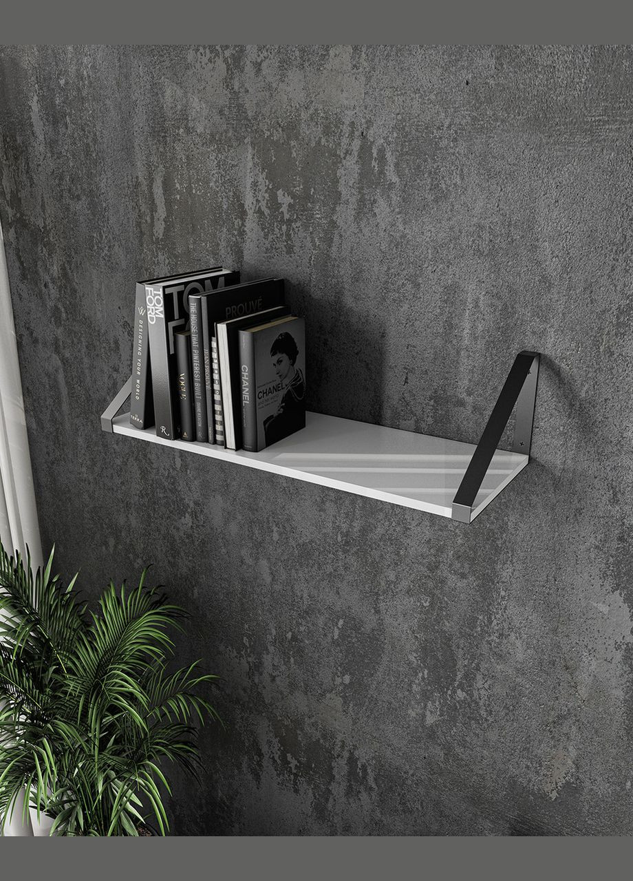 Полка настенная в стиле лофт от XT-21 прямоугольник /Черный MORELI (335423148)