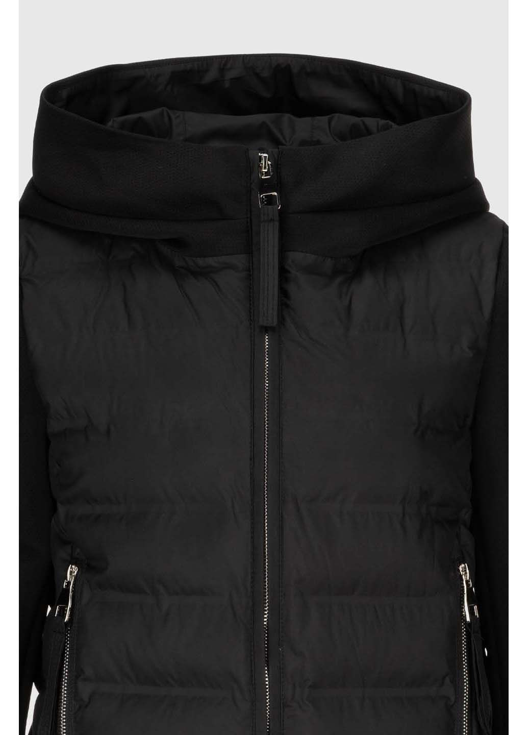 Чорна демісезонна куртка Visdeer