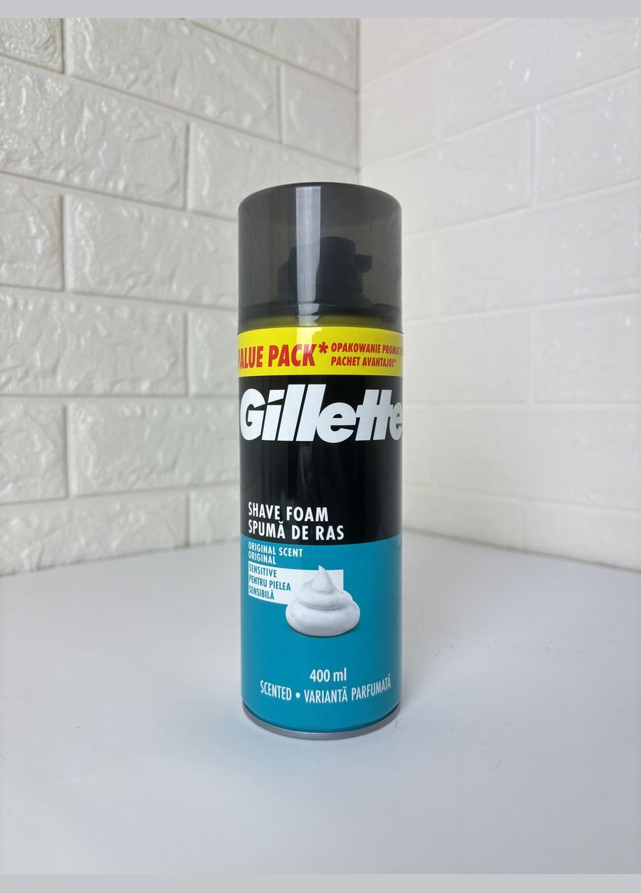 Пена для бритья Ориджинал для чувствительной кожи 400 мл Gillette (356167291)