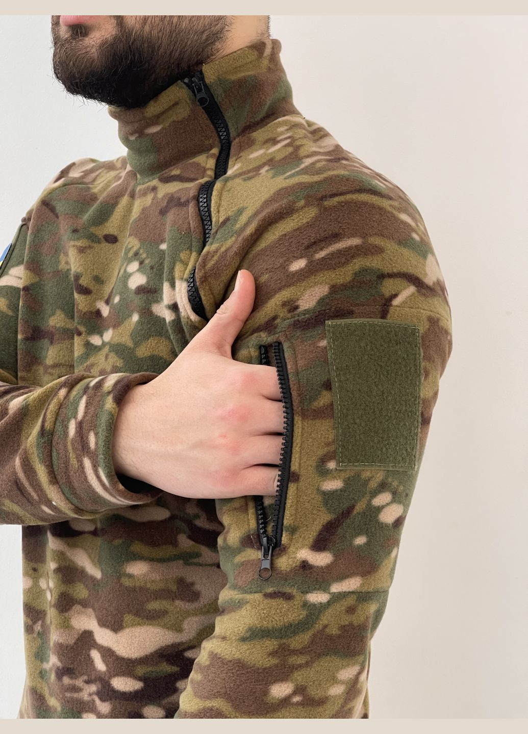 Кофта чоловіча флісова "One Snake" мультикам Intruder (359378554)