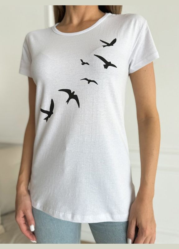 Футболка ISSA PLUS WN20-627 белая Magnet - (301035760)