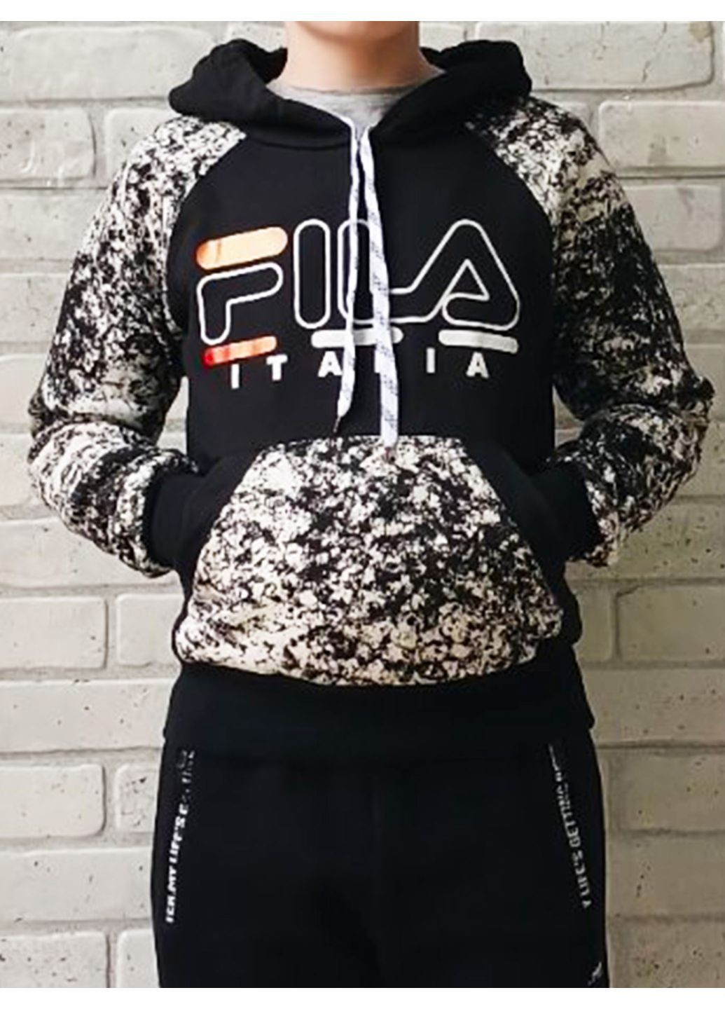 Теплый зимний худи для подростка, кофта с начесом, трехнитка на флисе No Brand (370140723)