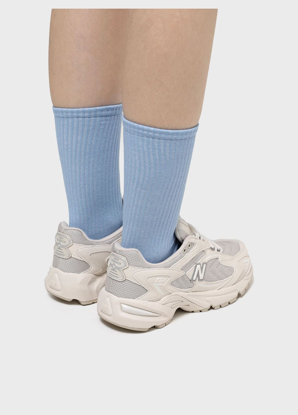 Голубые носки Ейсік однотонные (301907875)