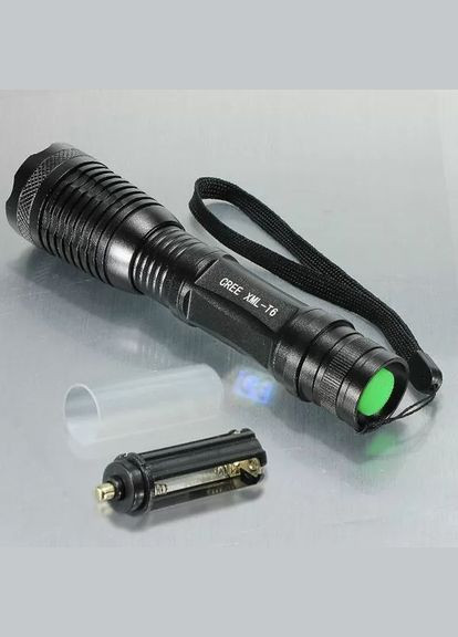 Ручной фонарик тактический с встроенным аккумулятором BL-1837-T6 в кейсе (1756375763) Bailong (335419325)