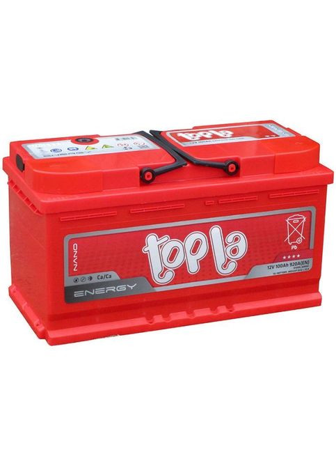Автомобильный аккумулятор (108 400) Topla 100 Ah/12V Energy (366732260)