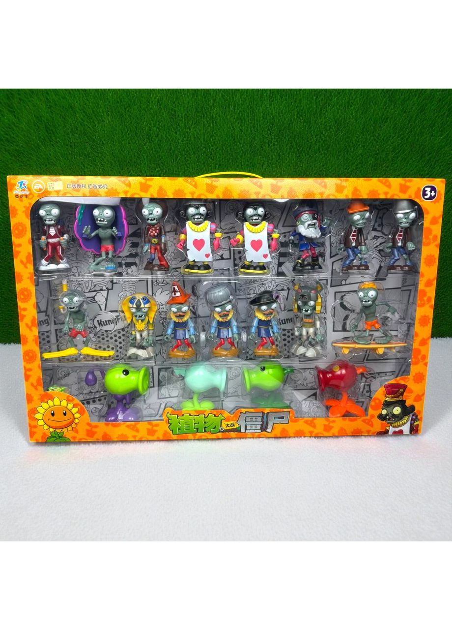 Огромный детский набор фигурок Растения против Зомби, фигурки Plants vs Zombies в большой коробке Diy (366873057)