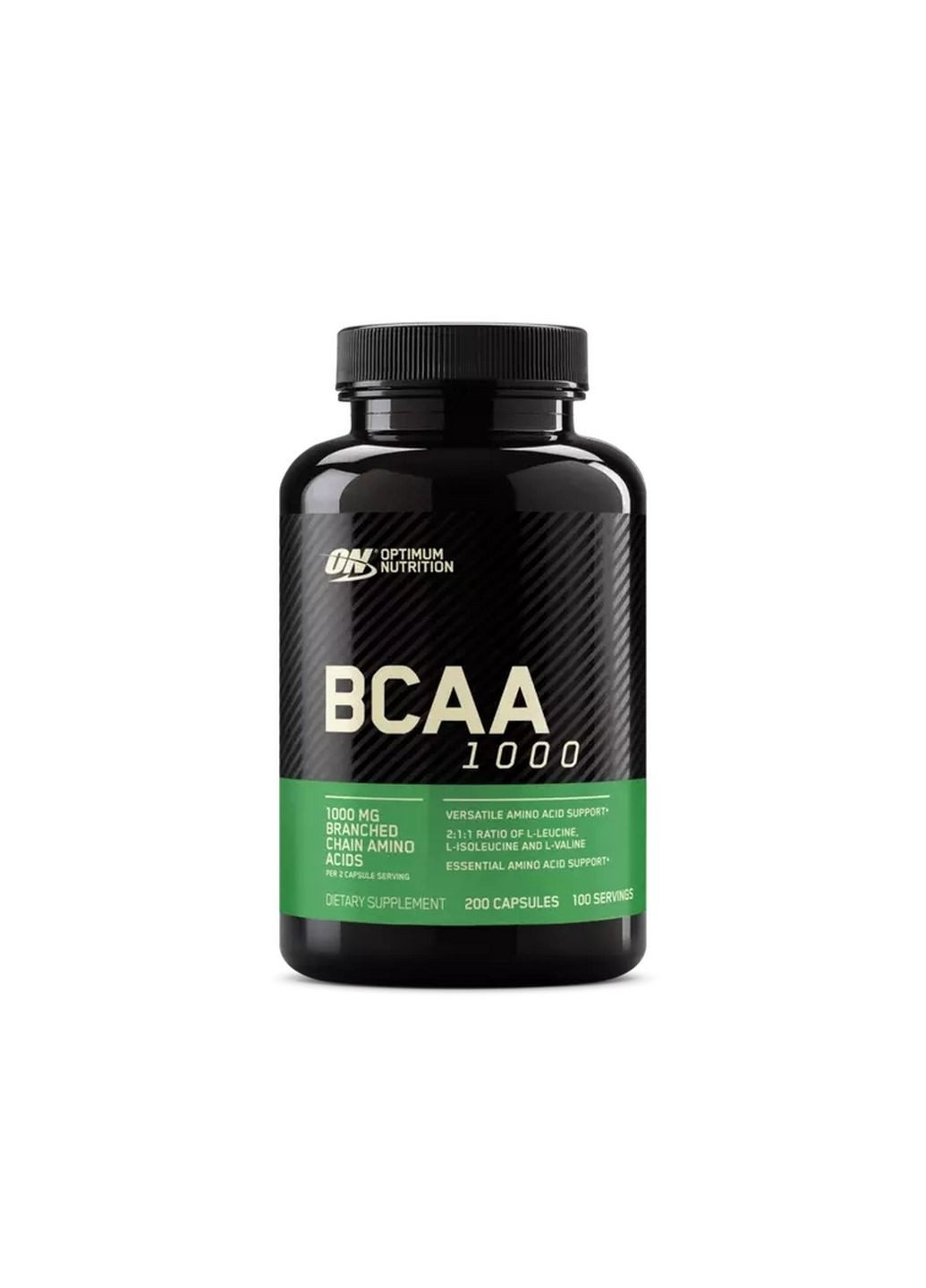 Аминокислота BCAA Optimum BCAA 1000, 200 капсул Optimum Nutrition (293478159)