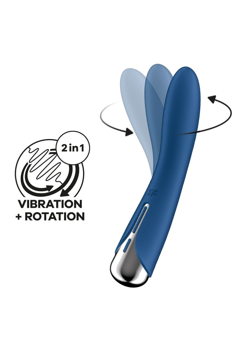 Вибратор Spinning Vibe 1 Blue Satisfyer (298867589)