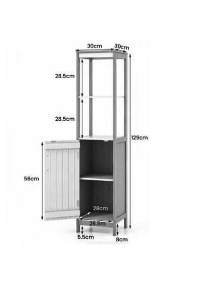 Этажерка для ванной из дерева Ноелия охра-зефир (ВЖТ-01910420) No Brand (328210711)