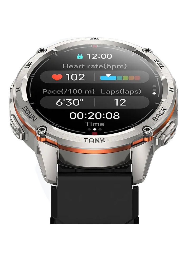 Смарт-годинник TANK T3 ULTRA 2 Silver Kospet (364873696)