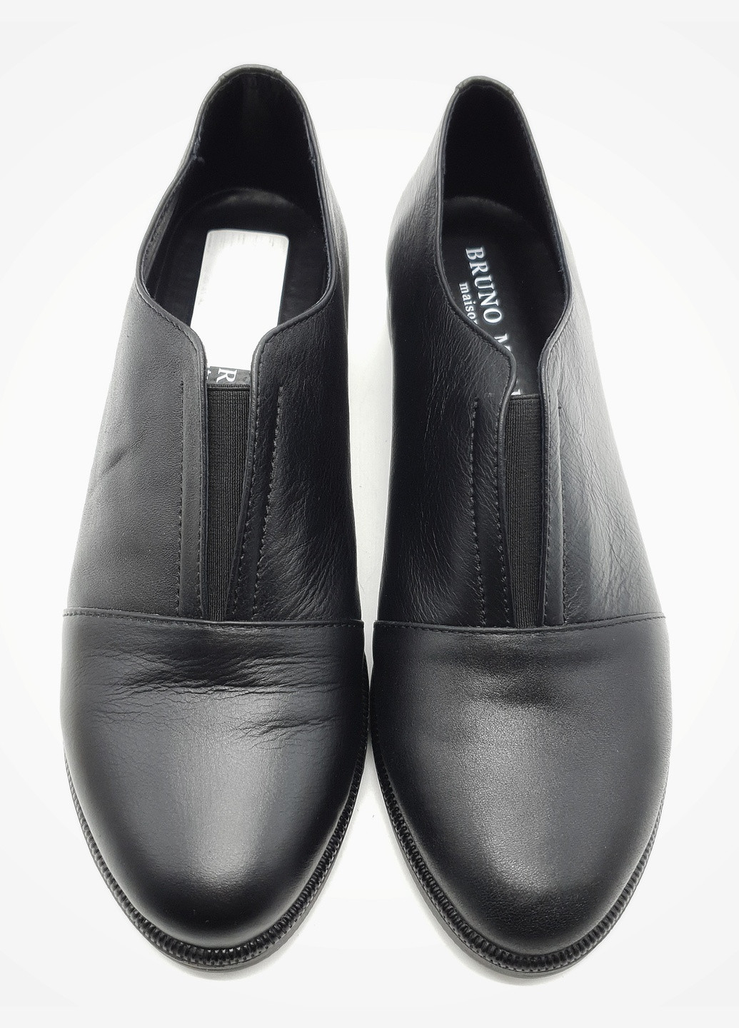 Женские туфли черные кожаные MN-16-11 25,5 см (р) Mariani