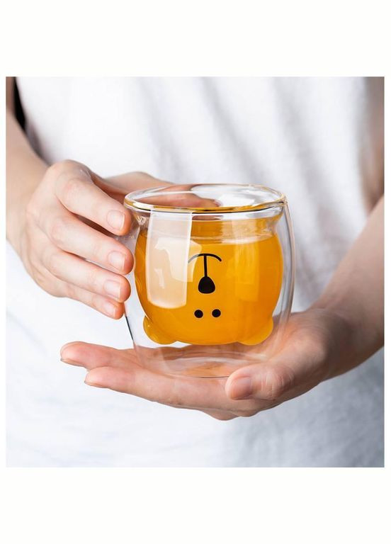 Набір склянок з подвійним дном Animals AR-2625-GA 250 мл 2 шт Ardesto (364108124)