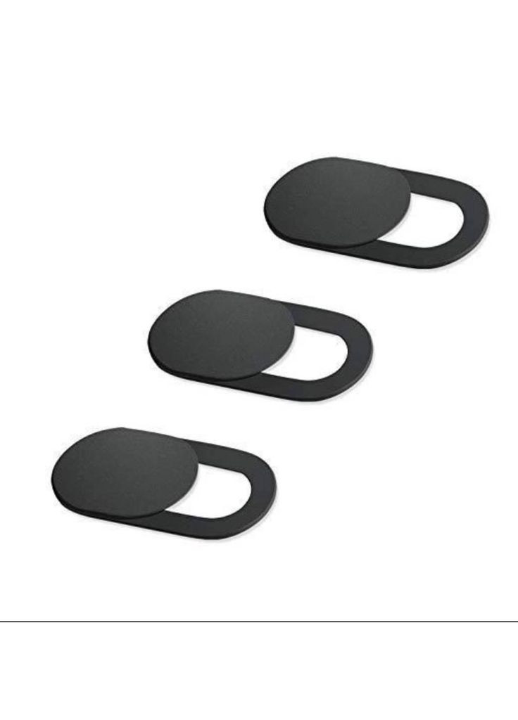 Шторка для веб-камери Anonimaizer захисна для камери смартфона / Планшета / Ноутбуку 3 шт Чорна No Brand (330778699)