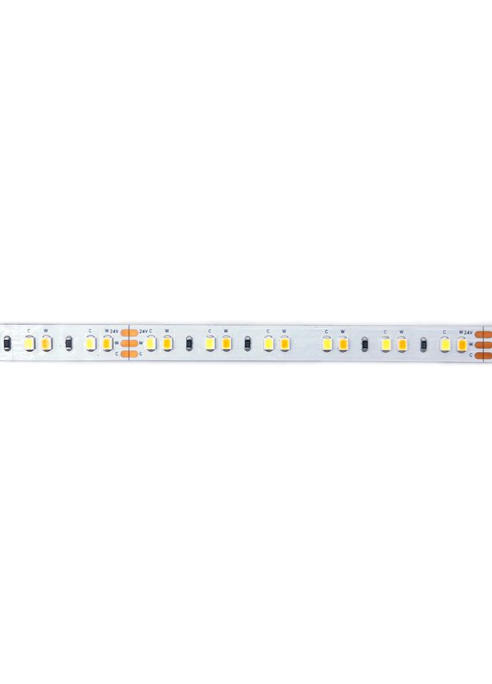 LED стрічка KD2835-120-14W-CCT-24V 14W 120LED 2500-6000K 950LM IP20 24V Kloodi (370386795)