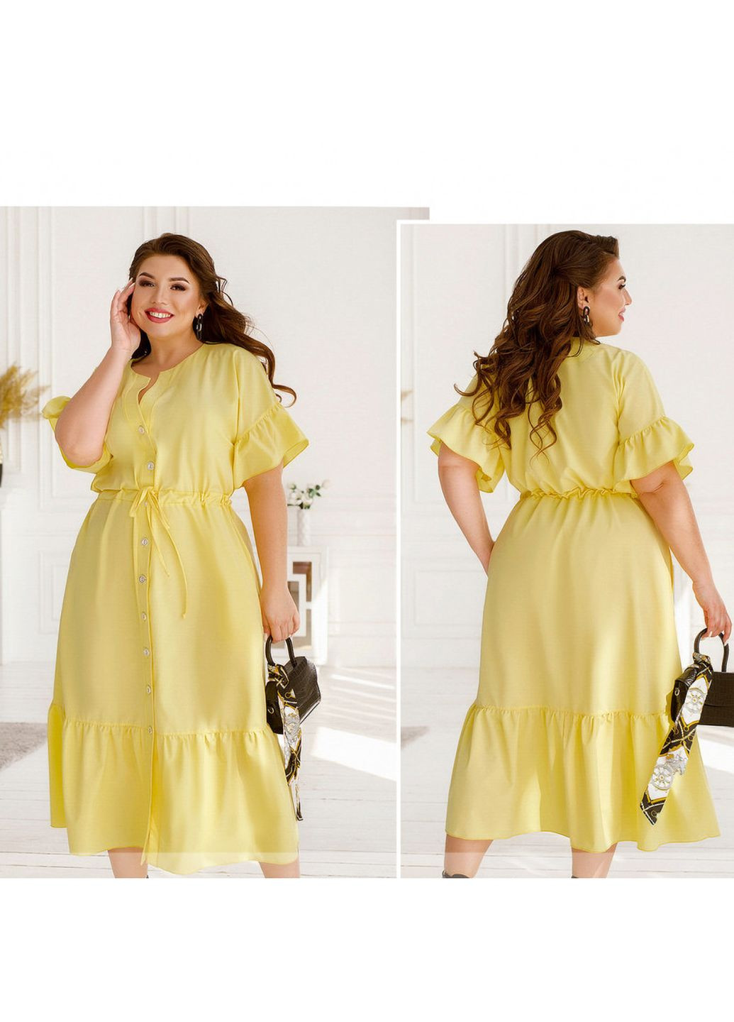 Желтое платье Liton