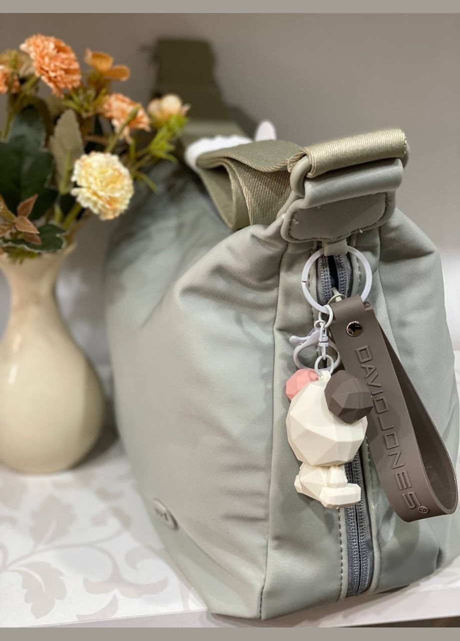 Жіноча повсякденна сумка через плече з еко-шкіри оливкового кольору 32509 No Brand (331333336)