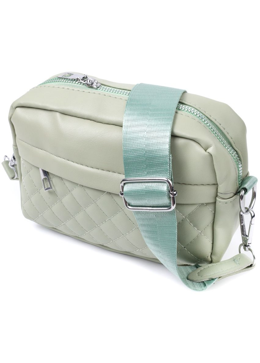 Стильная женская сумка кросс-боди с монетницей из экокожи 22797 Vintage (331913325)