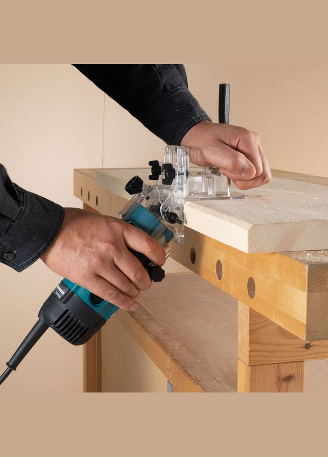 Фрезер кромковий 3712 (530 Вт, 6 мм) мережевий (7272) Makita (295041995)