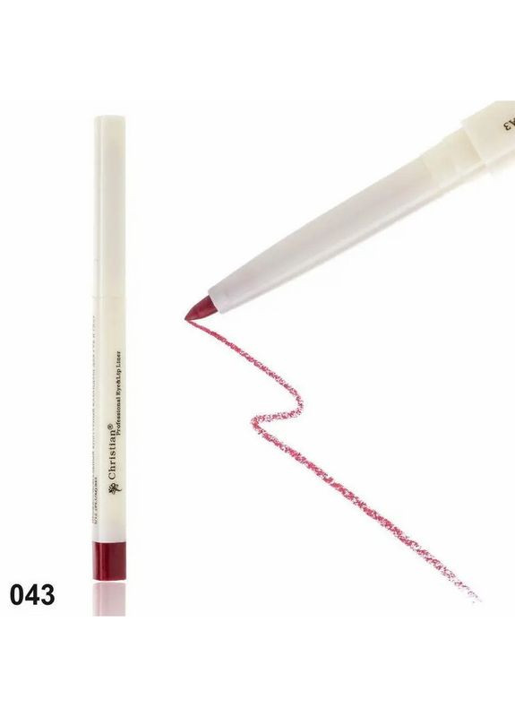 Олівець для губ і очей U-12 plum червона слива Christian (340111039)