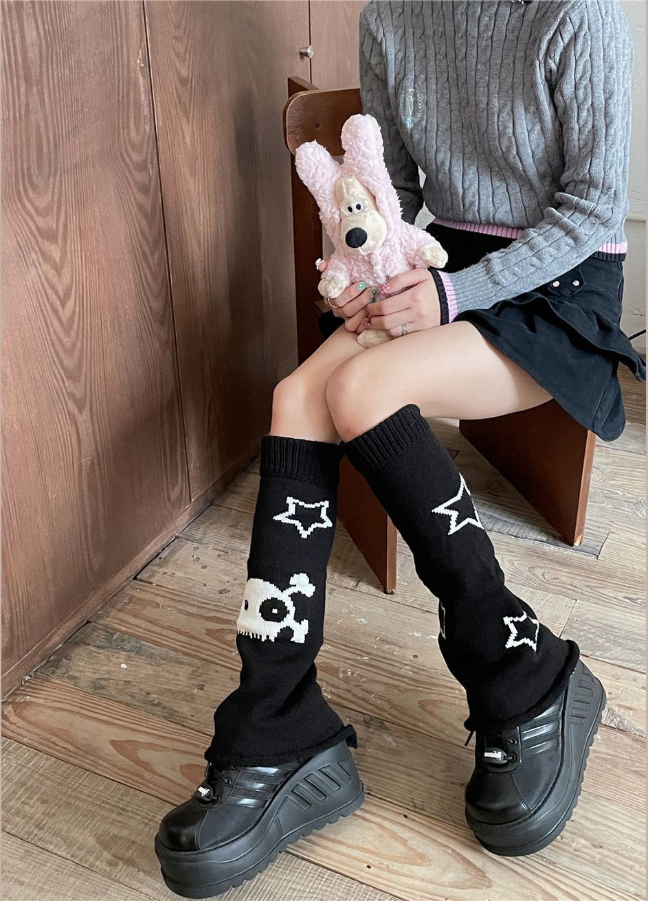 Гетры клеш с черепами No Brand (305569432)