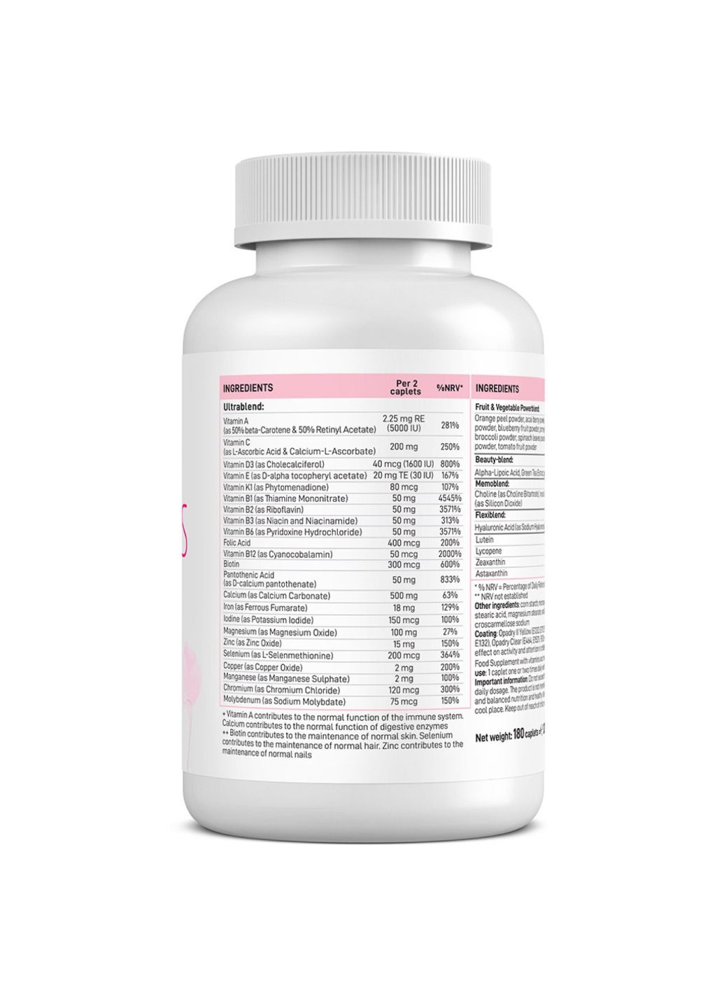 Комплекс витаминов Ultra Women Multivitamin - 180 caps VPLab Nutrition (280916956)