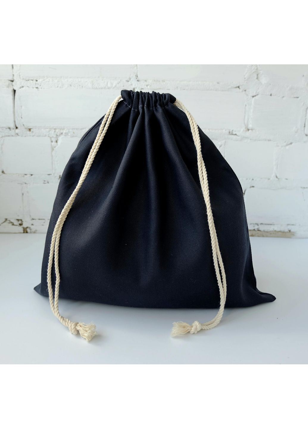 Мішок діагональ темно-сірий 37х37 см, еко мішечок для пакування/зберігання No Brand (355471246)